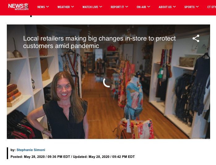 You can still get your retail fix: local retailers make changes in-store to protect customers amid pandemic (WTNH News 8 with idiom Boutique)