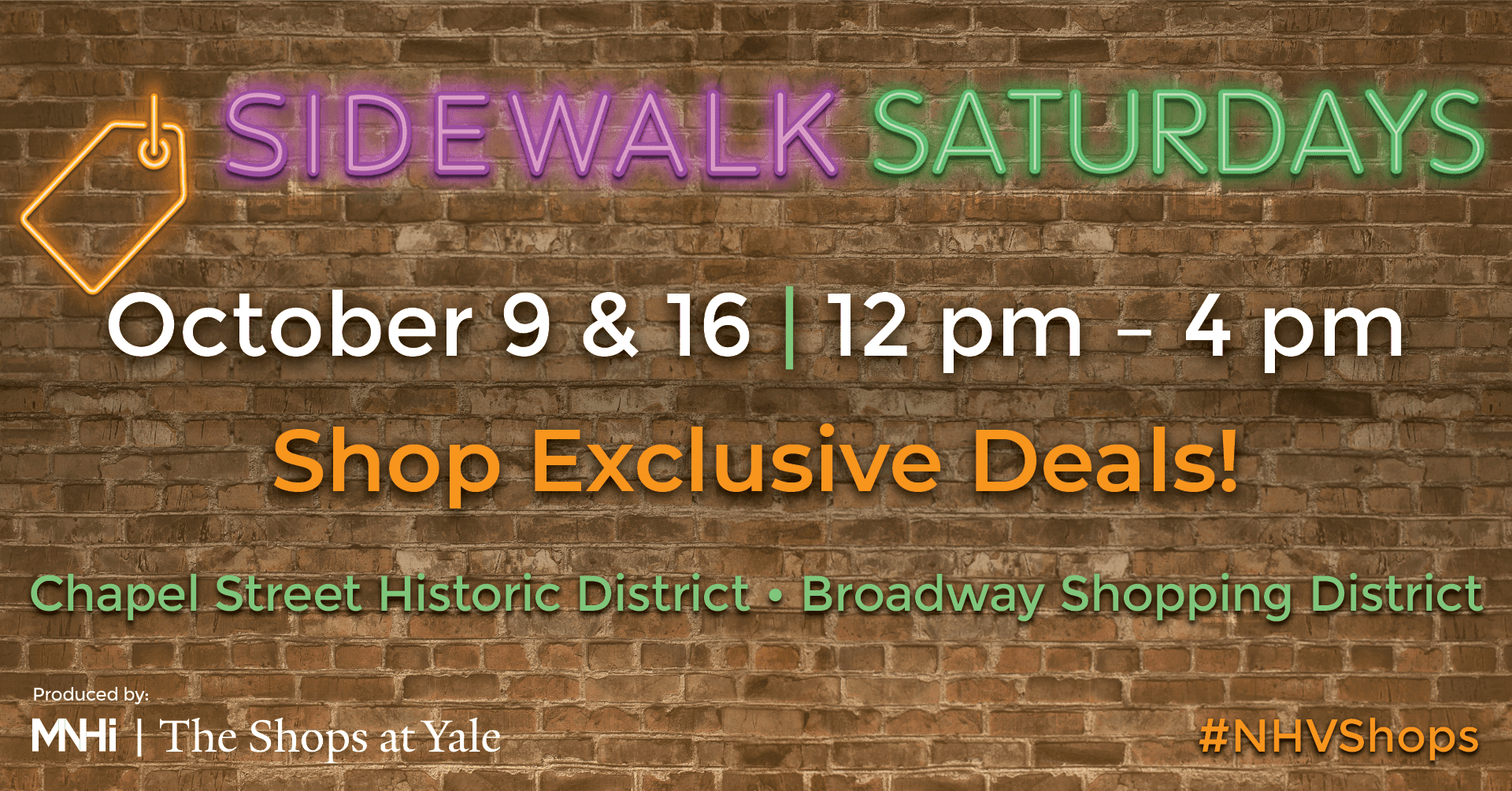 Sidewalk Saturdays – An Open Air Shopping Experience