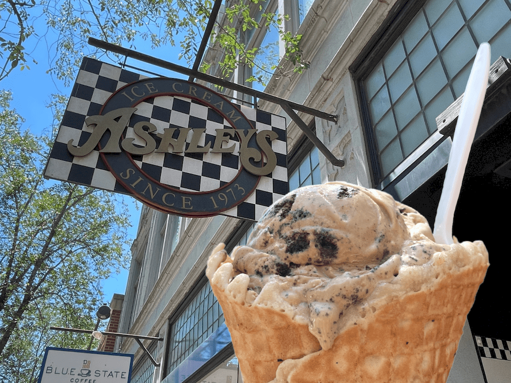For the love of Coffee Oreo ice cream